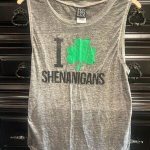 Modern Lux Heather Gray Graphic Tee